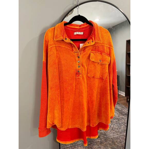 Free People Luxe Velour Tee - Picture 2 of 10